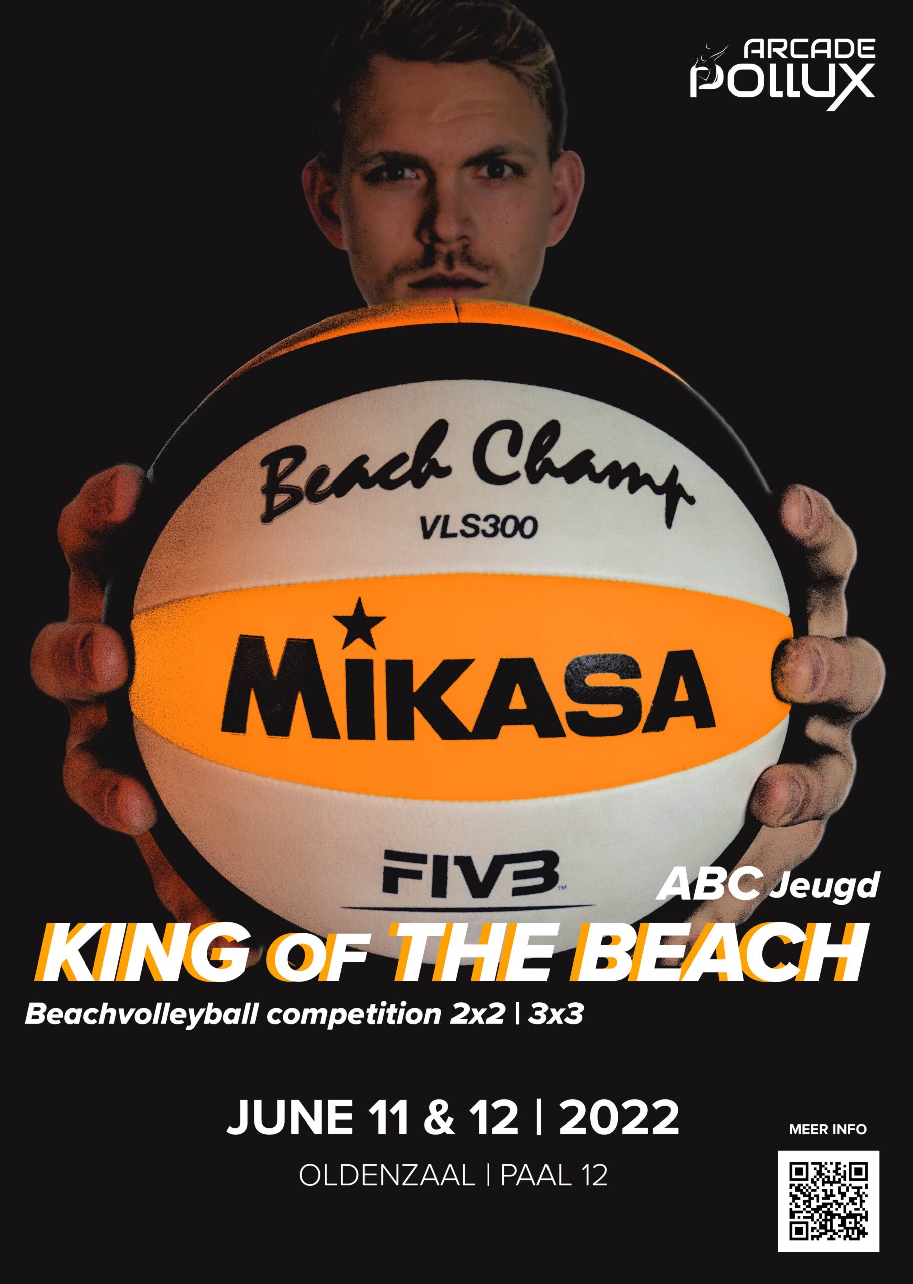 King of The Beach Poster A3 2022-min