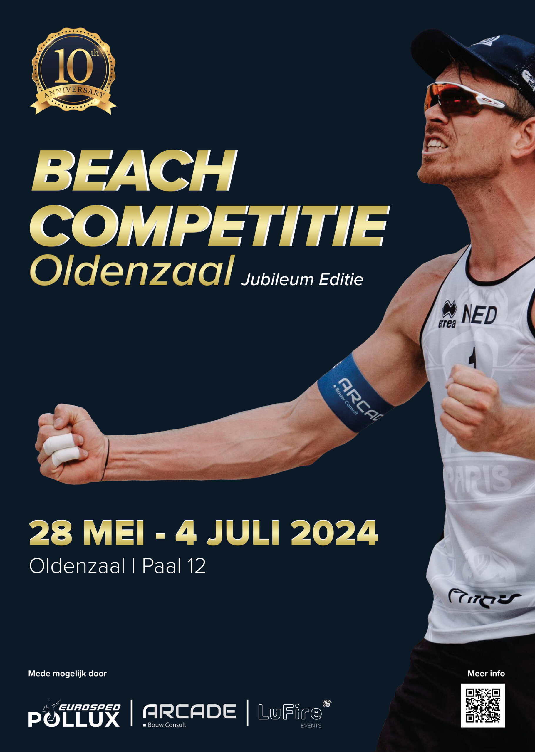 Beach Competitie Oldenzaal Poster 2024